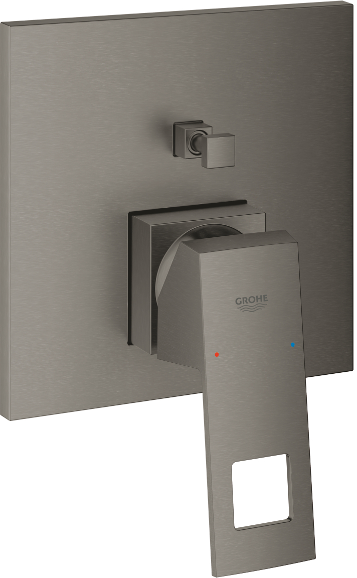 Grohe Eurocube Badewannen- und Duscharmatur Unterputz Brushed Hard Graphite 24062AL0