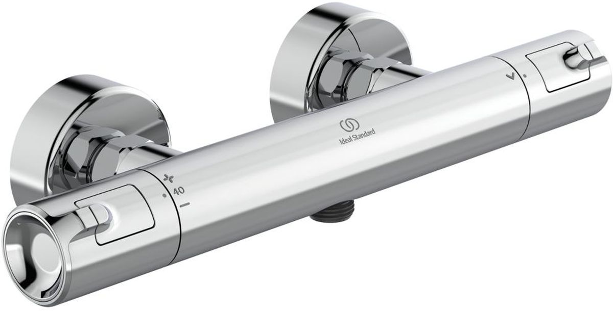 Ideal Standard Ceratherm Duschbatterie Wandmontage mit Thermostat chrom A7214AA