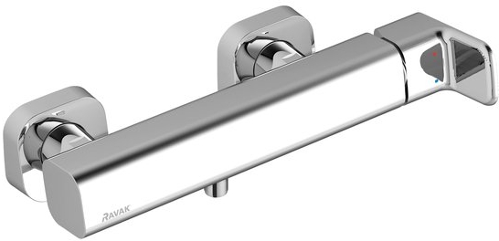 Ravak 10° Duschbatterie Wandmontage chrom X070132