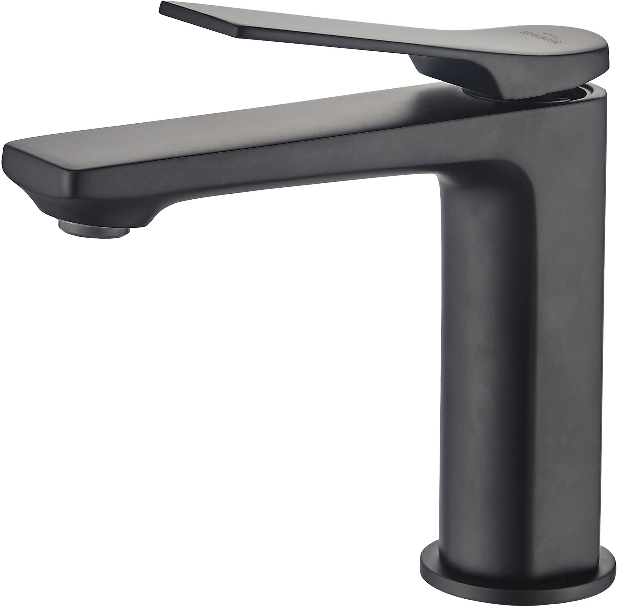 Invena Neri waschbeckenhahn stehend schwarz BU-01-004