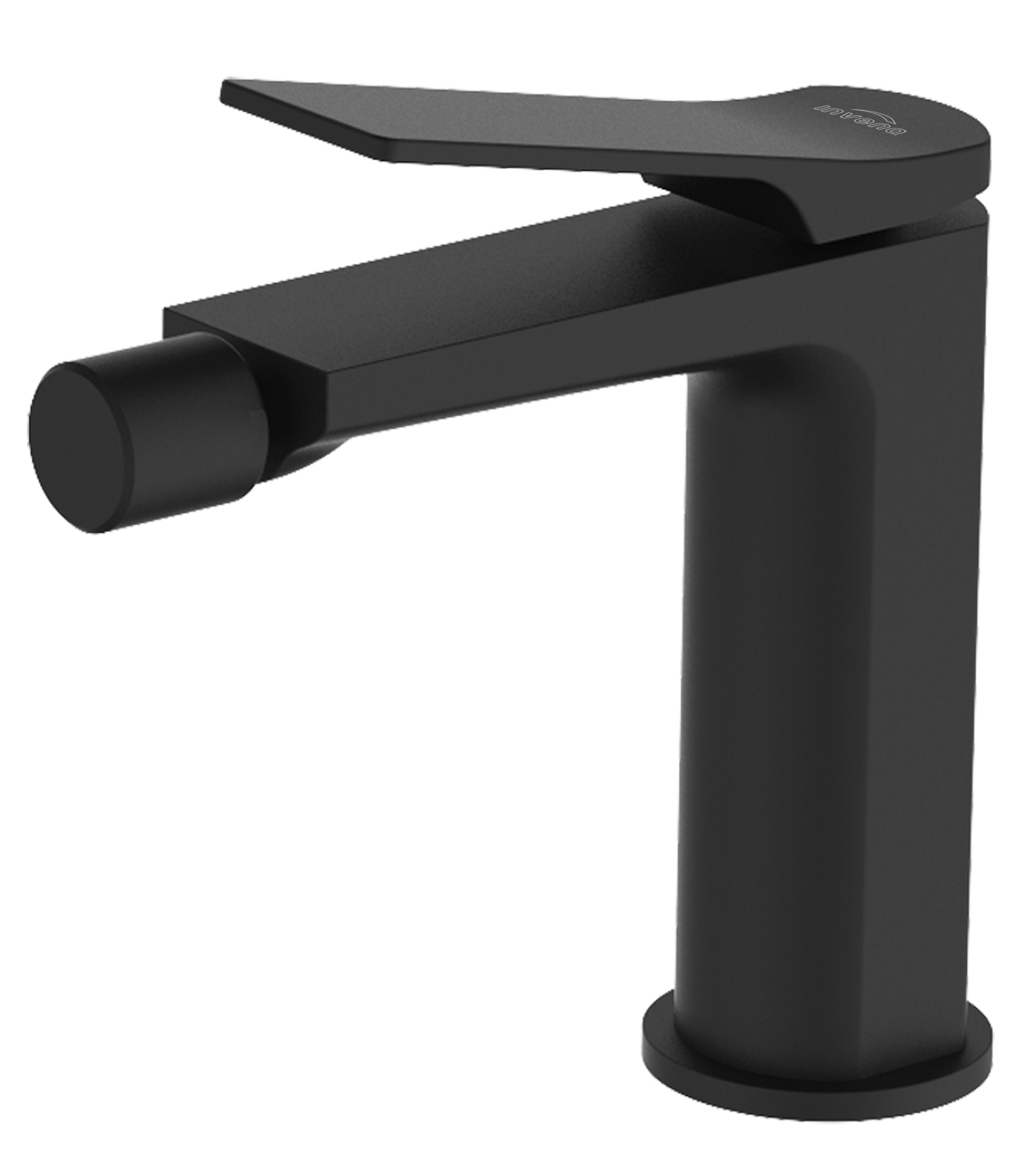 Invena Neri bidet-wasserhahn stehend schwarz BB-01-004