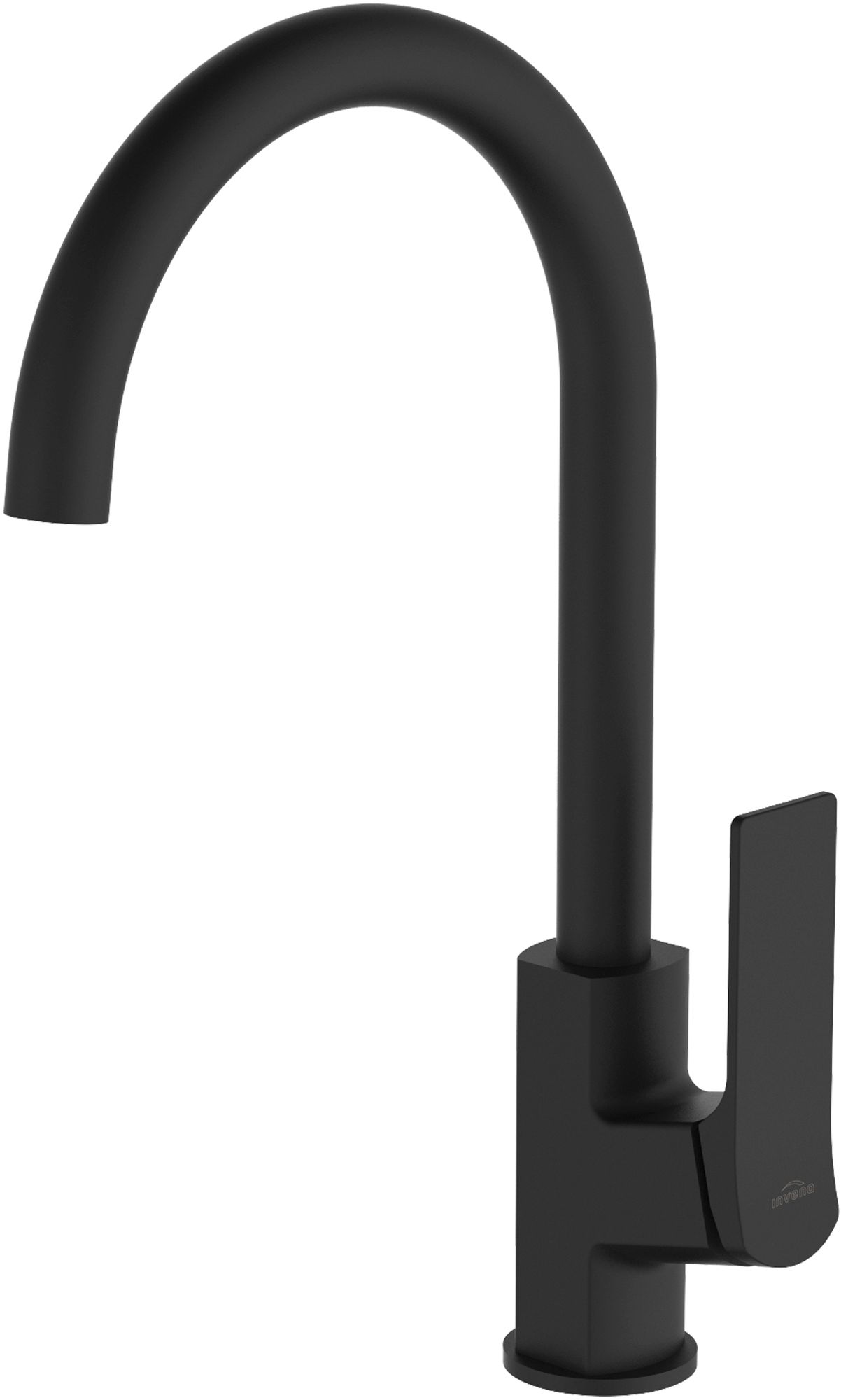 Invena Neri küchenarmatur stehend schwarz BZ-01-004