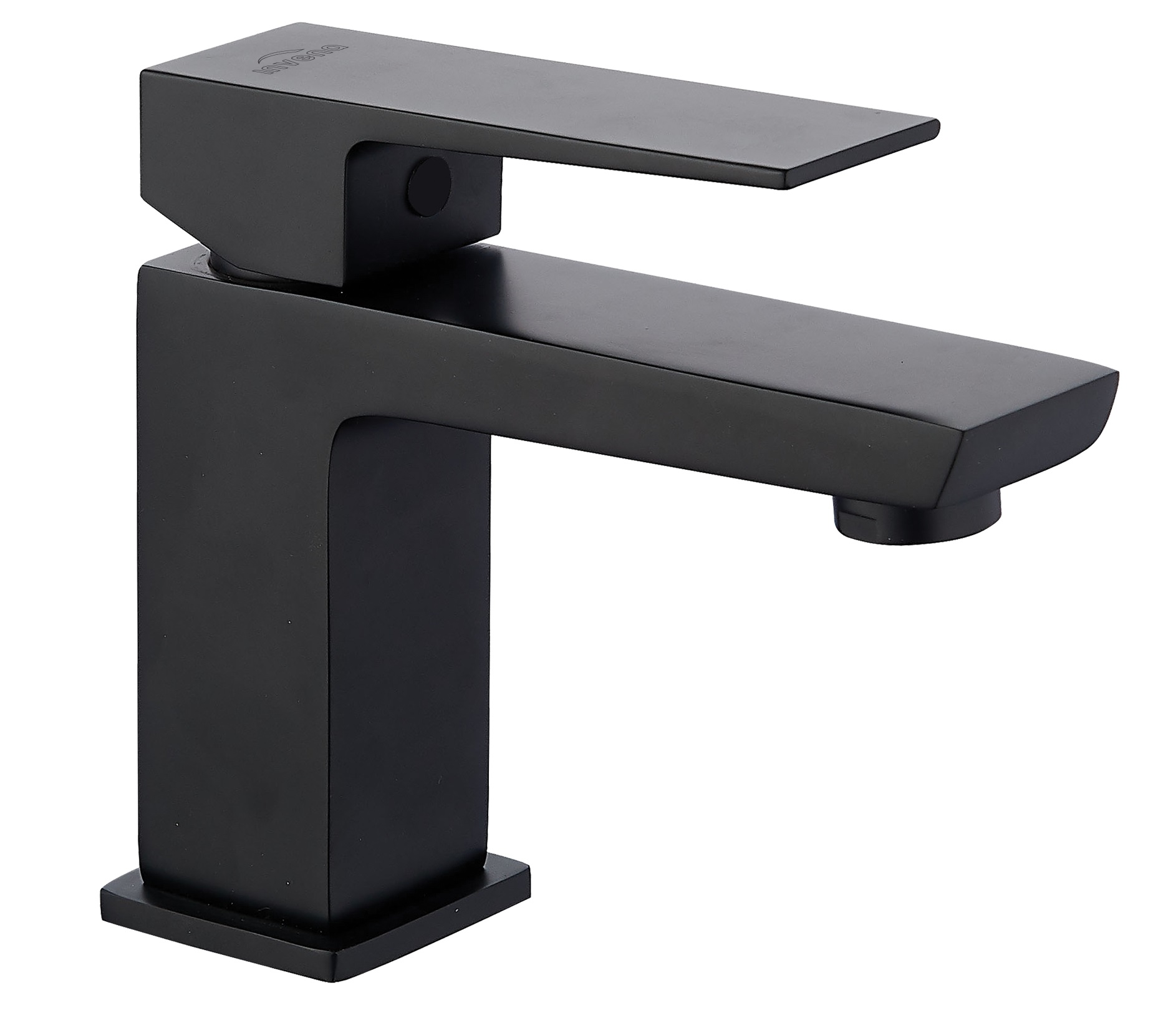 Invena Paros waschbeckenhahn stehend schwarz BU-09-004