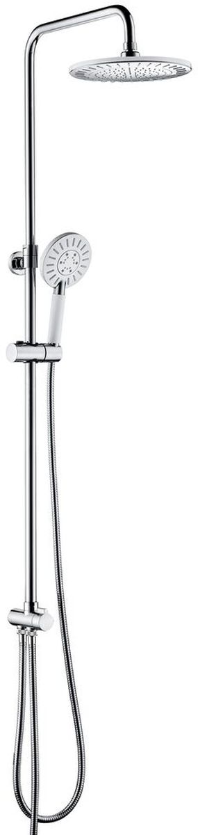 Tiger Splash Akcent Rainfall Duschset Wandmontage chrom-weiß 1715040146