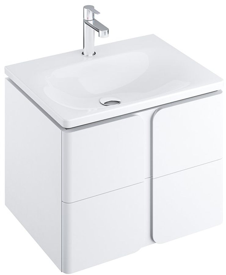 Ravak Balance Kabinett 60x46.5x50 cm Unterschrank hängend weiß X000001366