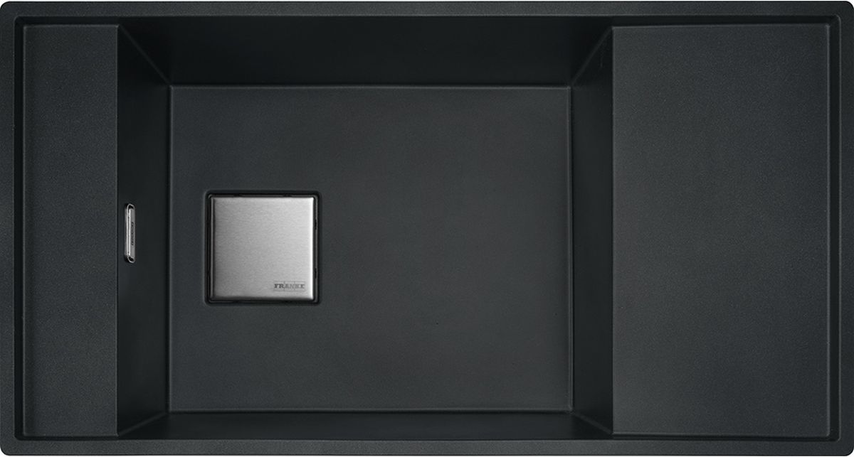 Franke granitspüle 87.7x49.5 cm grau/graphit/onyx 114.0616.465