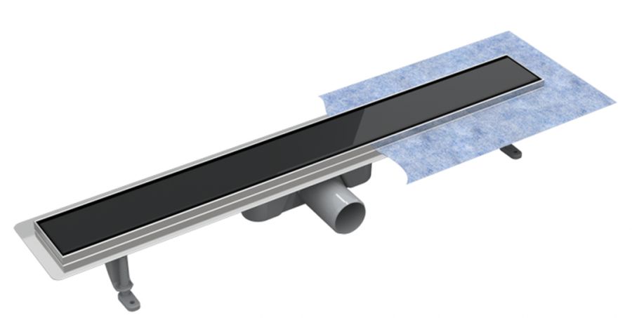 Besco Virgo Black Duschrinne 70 cm schwarz OL-70-VBL