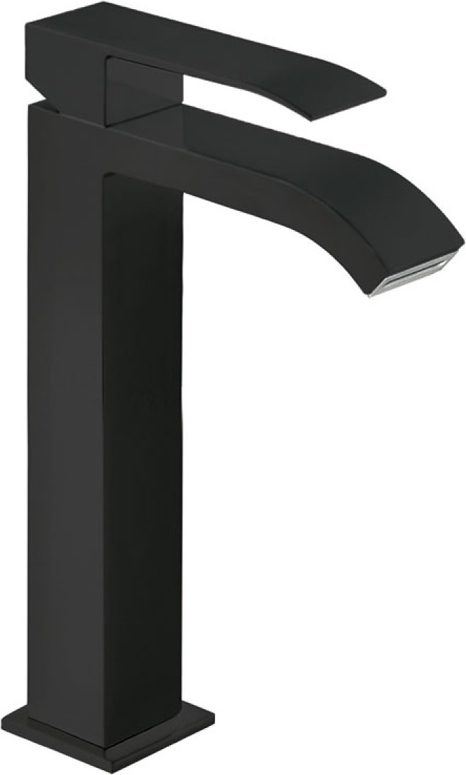 Tres Cuadro Exclusive Waschtischarmatur Stehend schwarz 006.610.01.NM