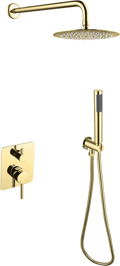 Besco Decco Duschset Unterputz gold BP-DII-ZL