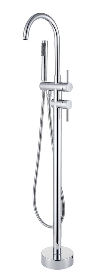 Besco Illusion badewannen- und duscharmatur freistehend chrom BW-II-CH