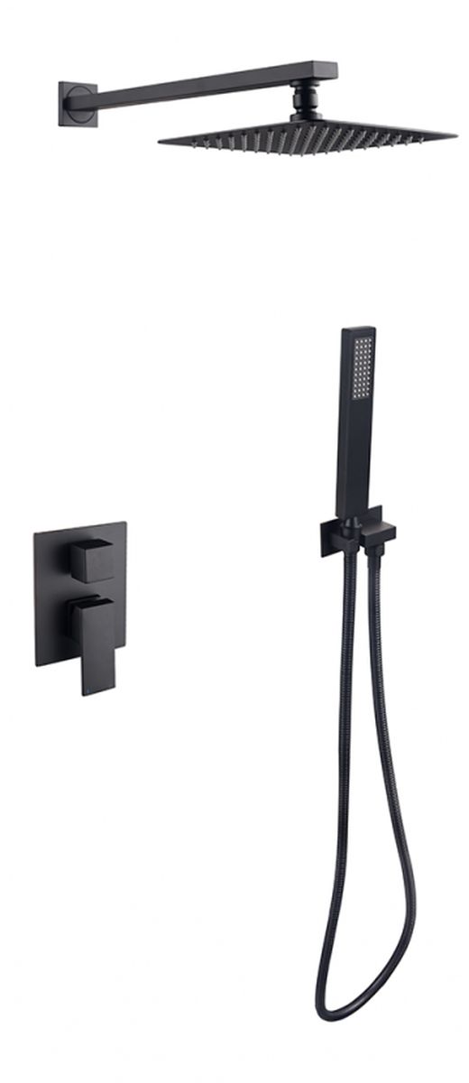 Besco Varium Duschset Unterputz schwarz BP-MVI-CZ