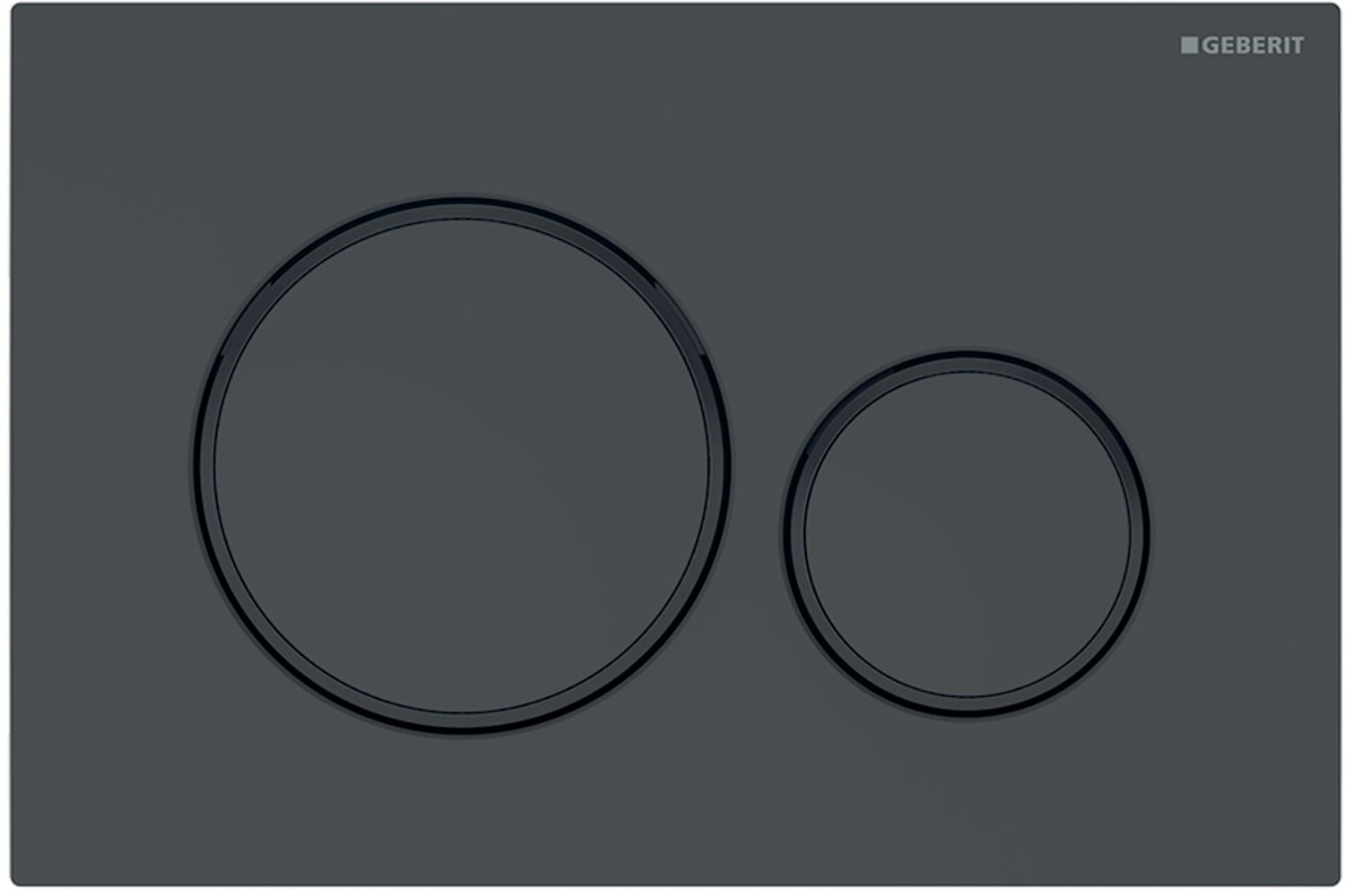 Geberit Sigma Betätigungsplatte für Toilette schwarz 115.882.DW.1