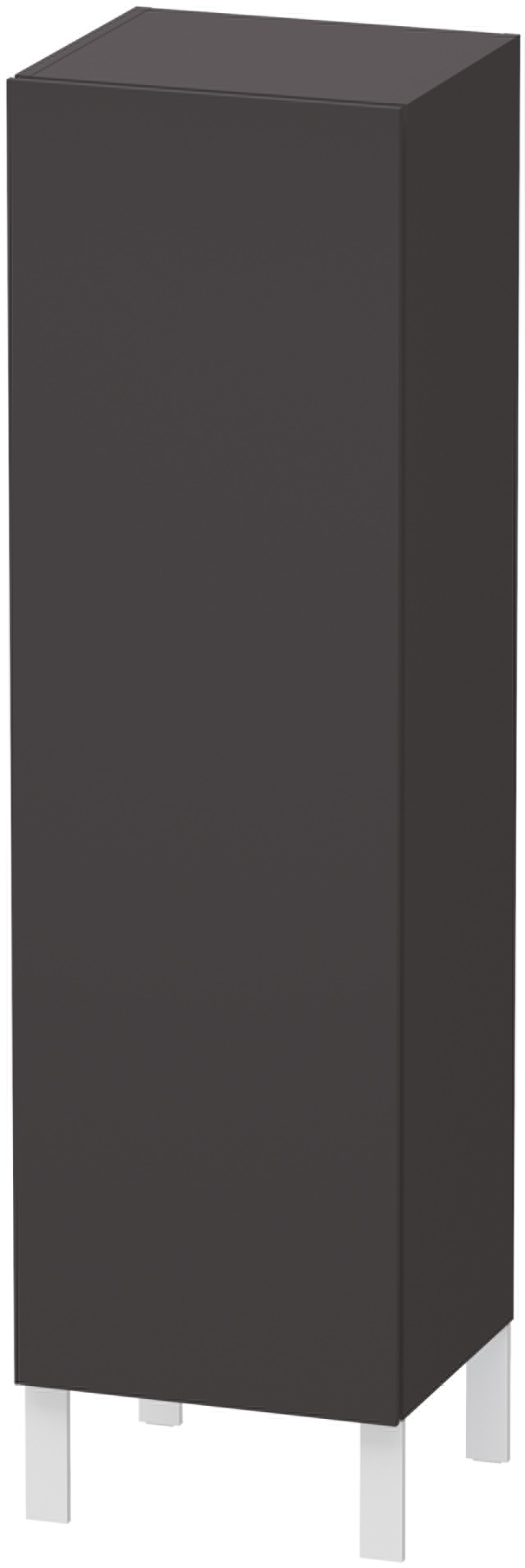 Duravit L-Cube Kabinett 40x36.3x132 cm Seitenschrank stehend graphit LC1178L8080