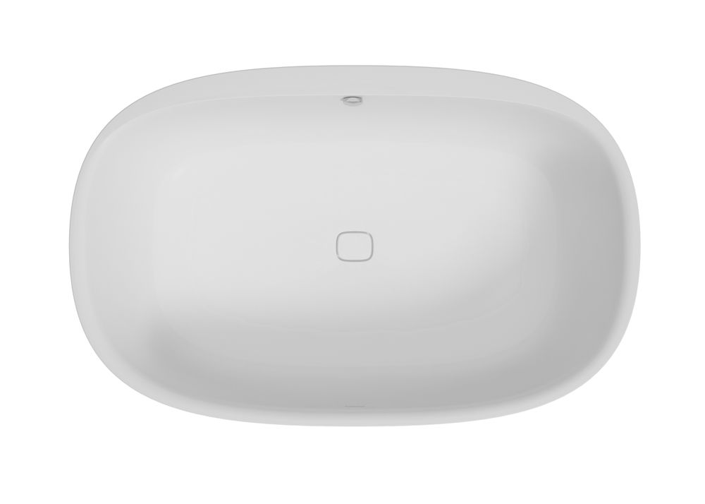 Hoesch iSensi Ovale Badewanne 190x120 cm oval weiß 3839.010