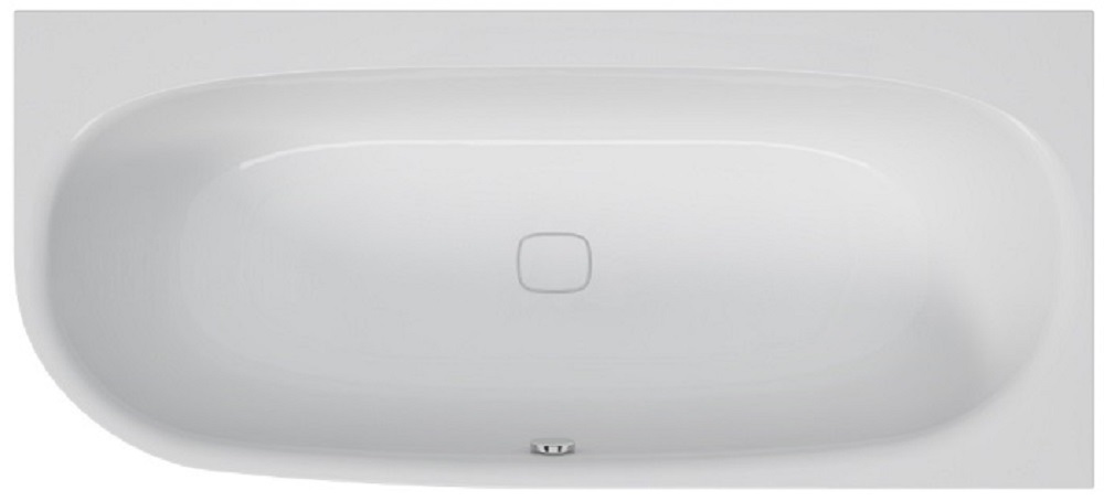 Hoesch iSensi Eckbadewanne 180x180 cm oval weiß 3835.010