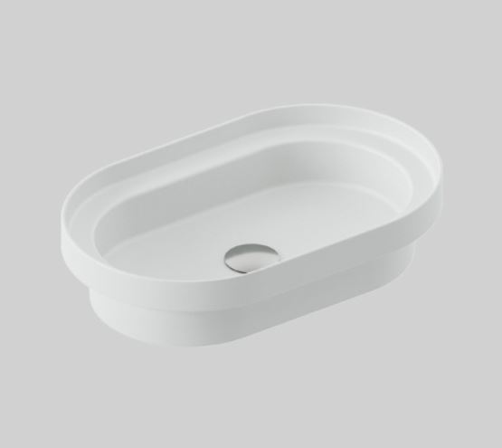 Art Ceram Fuori Waschbecken 58.3x36.3 cm oval Einbauwaschbecken weiß TFL03301;00