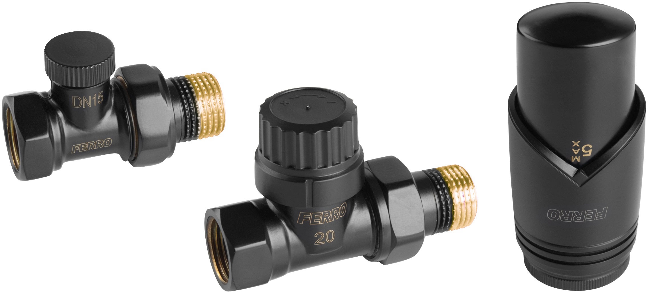 Ferro Thermostatset schwarz ZTM30BL