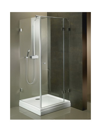 Riho Scandic Dusche 97x97 cm quadratisch chrom Glanz/durchsichtiges Glas GX0007402