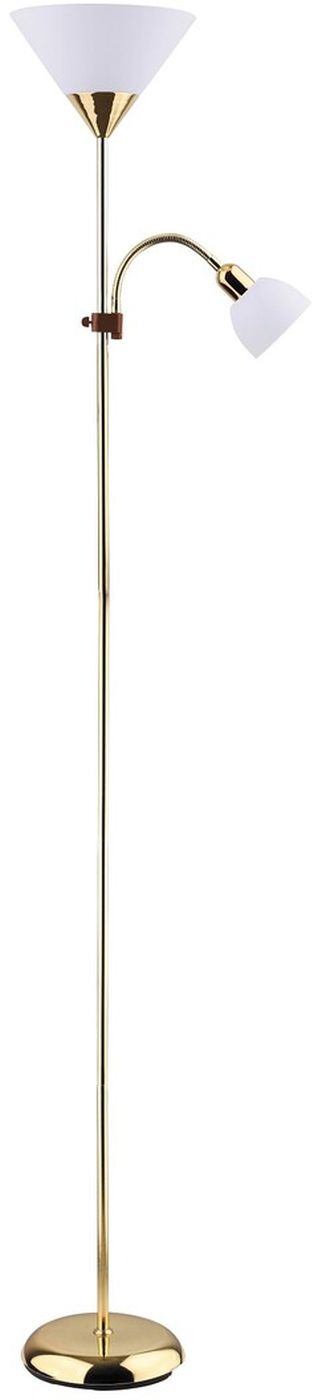 Rabalux Action Stehlampe 2x100 W weiß-gold 4060