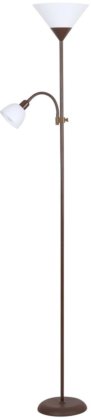 Rabalux Action Stehlampe 2x100 W weiß-braun 4188