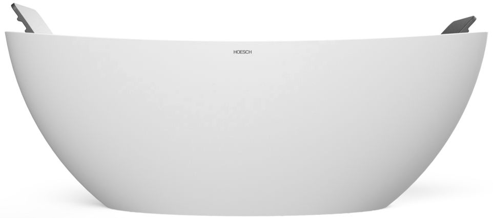 Hoesch Namur Freistehende Badewanne 170x75 cm oval weiß 4400.010305