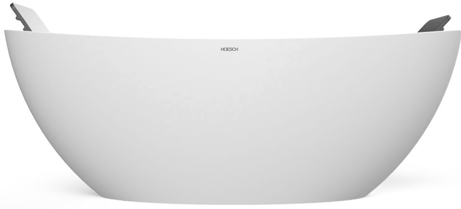 Hoesch Namur Freistehende Badewanne 160x75 cm oval weiß 4404.013305