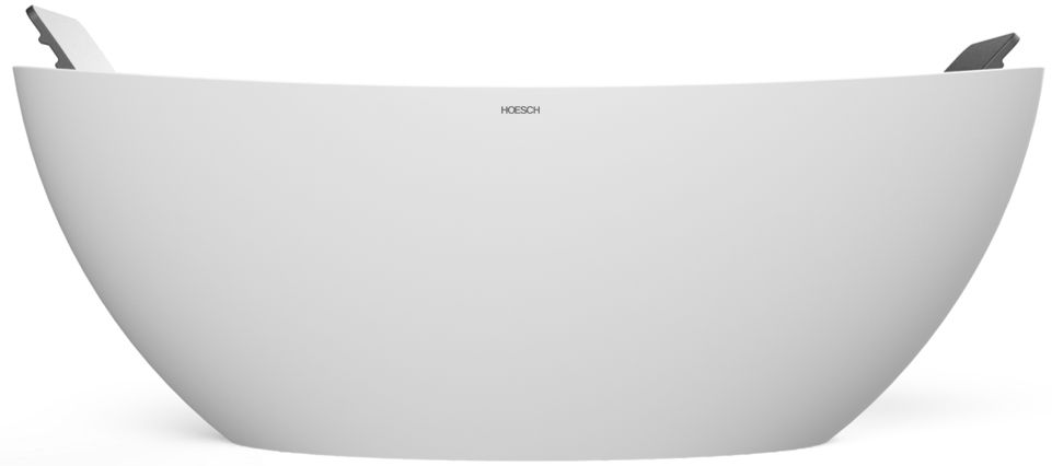 Hoesch Namur Freistehende Badewanne 160x75 cm oval weiß 4404.010305