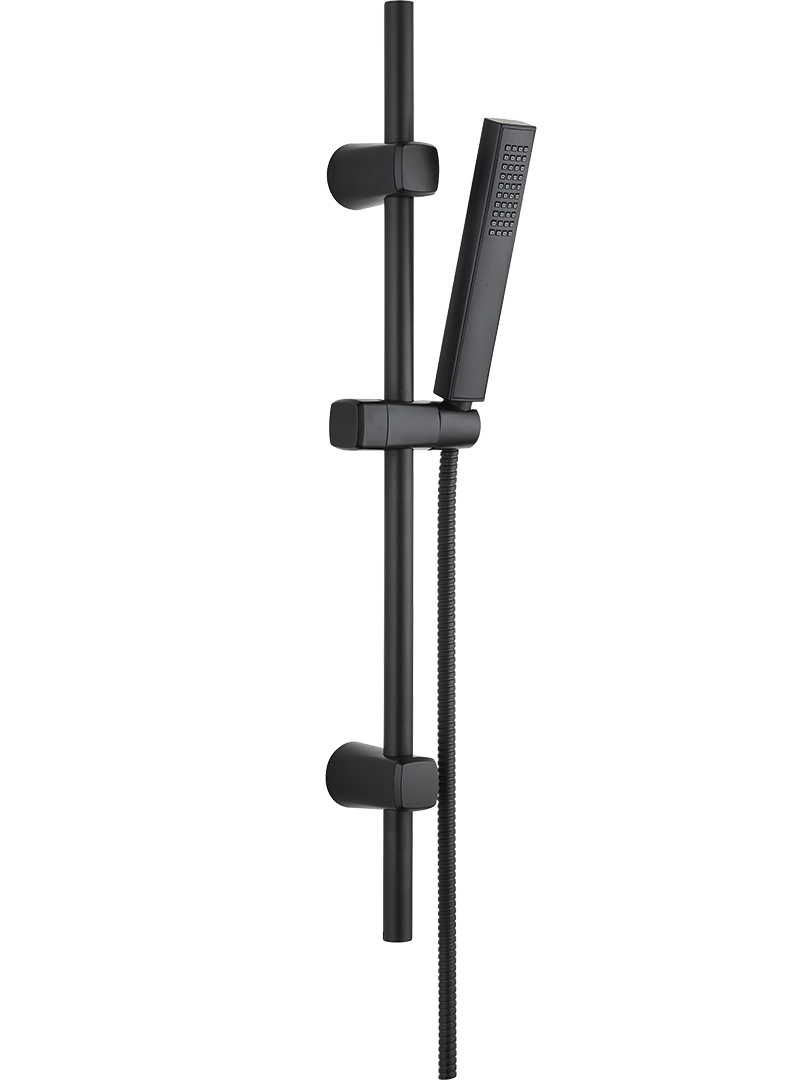 Laveo Pola Duschset Wandmontage schwarz NAP71A1