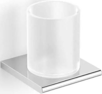 Stella Milano Zahnputzbecher weiß-chrom 12.411