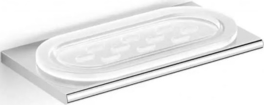 Stella Milano Seifenschale Wand chrom-weiß 12.421