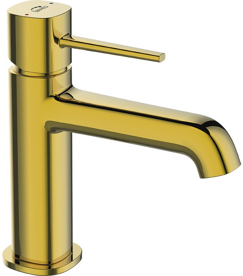Laveo Pola waschbeckenhahn stehend gold BAPG22D
