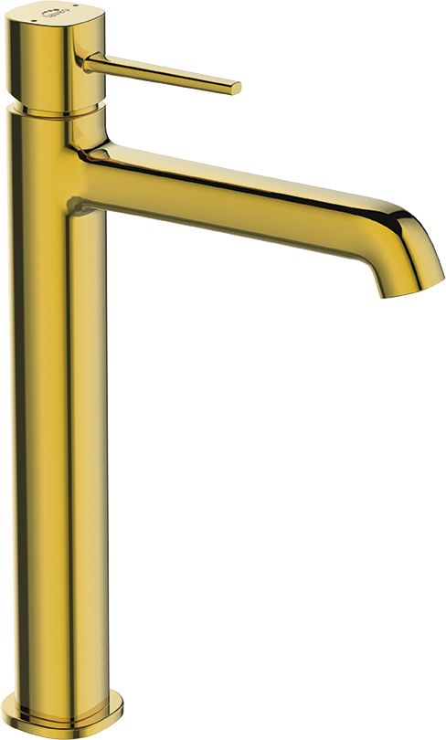 Laveo Pola waschbeckenhahn stehend gold BAPG2ND