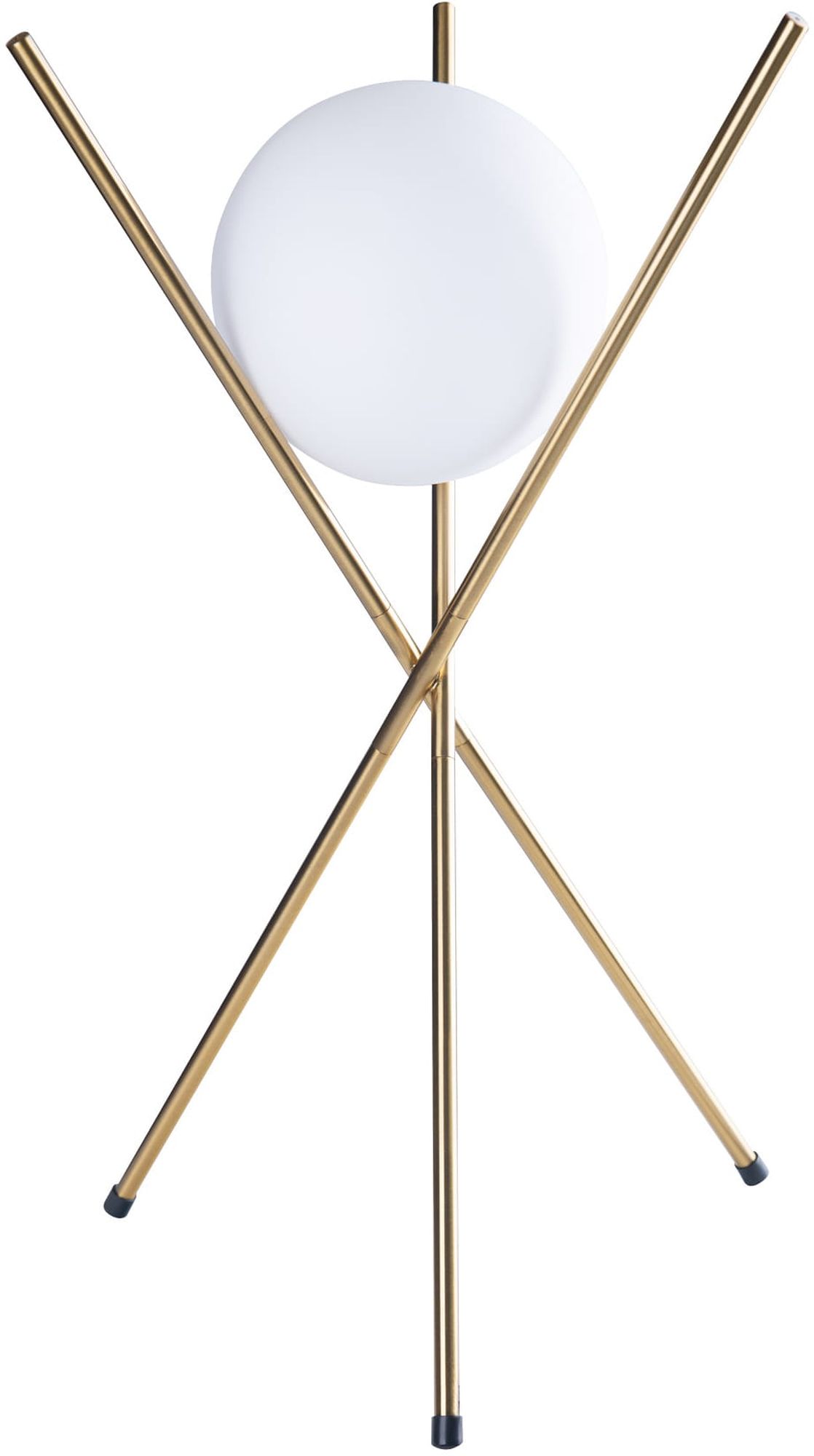 MaxLight Xena Tischlampe 1x60 W weiß-messing T0044