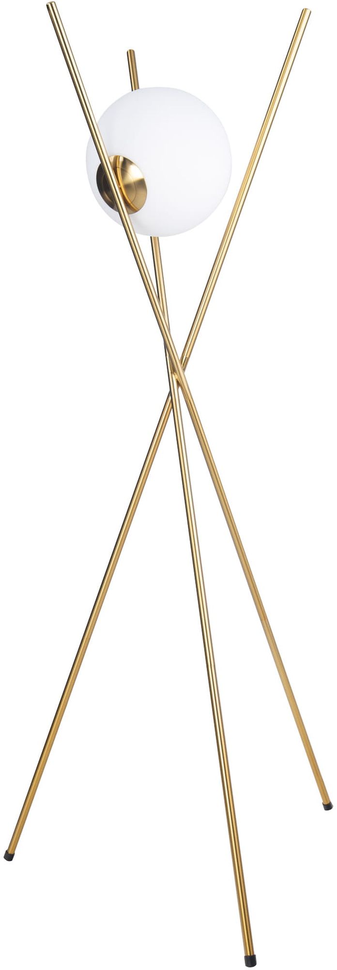MaxLight Xena Stehlampe 1x60 W weiß-messing F0055