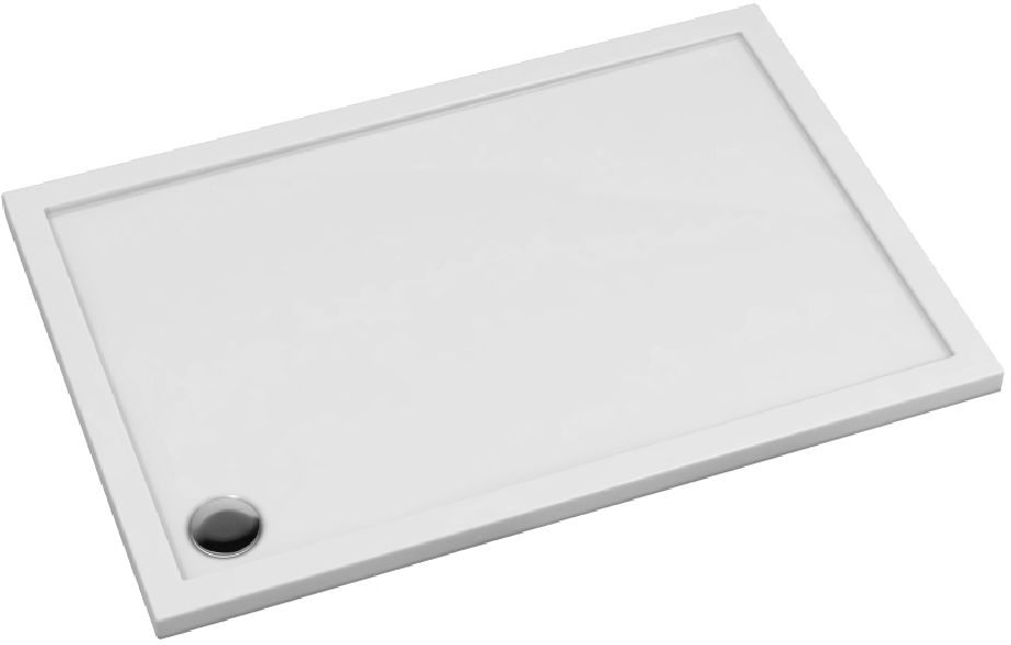 Schedpol Corrina New Rechteckige Duschwanne 120x90 cm weiß 3.4347