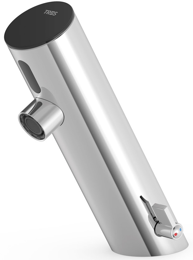 Tres Electronic Waschtischarmatur Stehend Elektronisch chrom 39210301