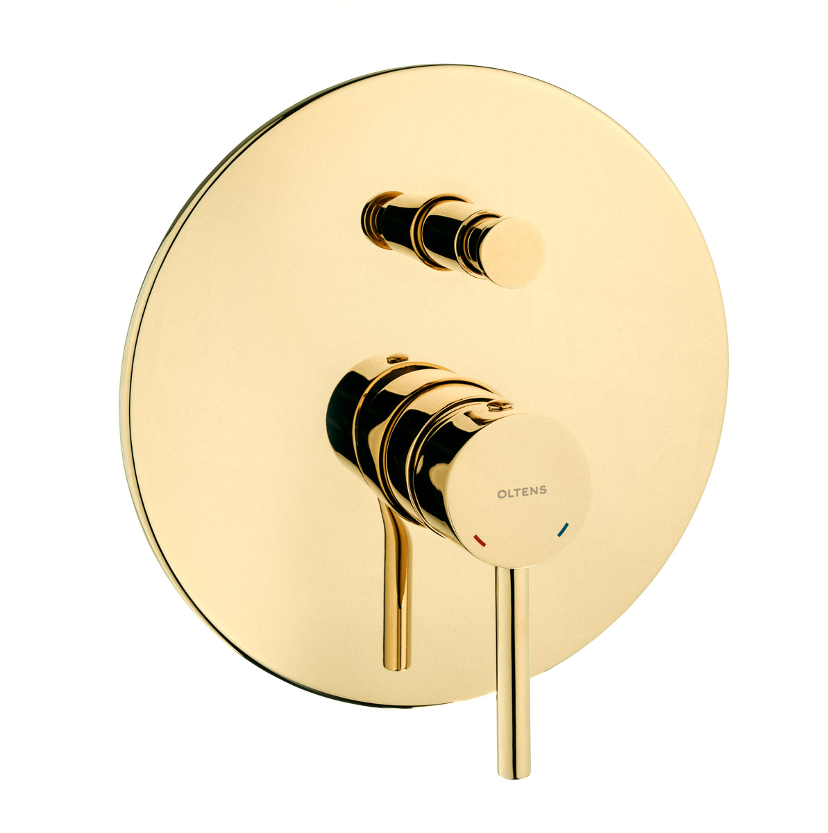 Oltens Molle Badewannen- und Duscharmatur Unterputz goldener Glanz 34100800