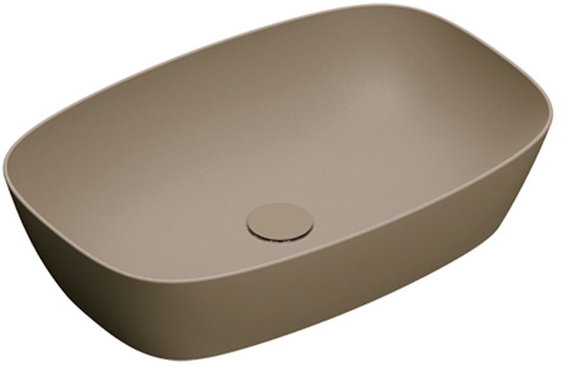 Catalano Green Waschbecken 60x40 cm oval Aufsatzwaschbecken braun/beige 160APGRLXMS