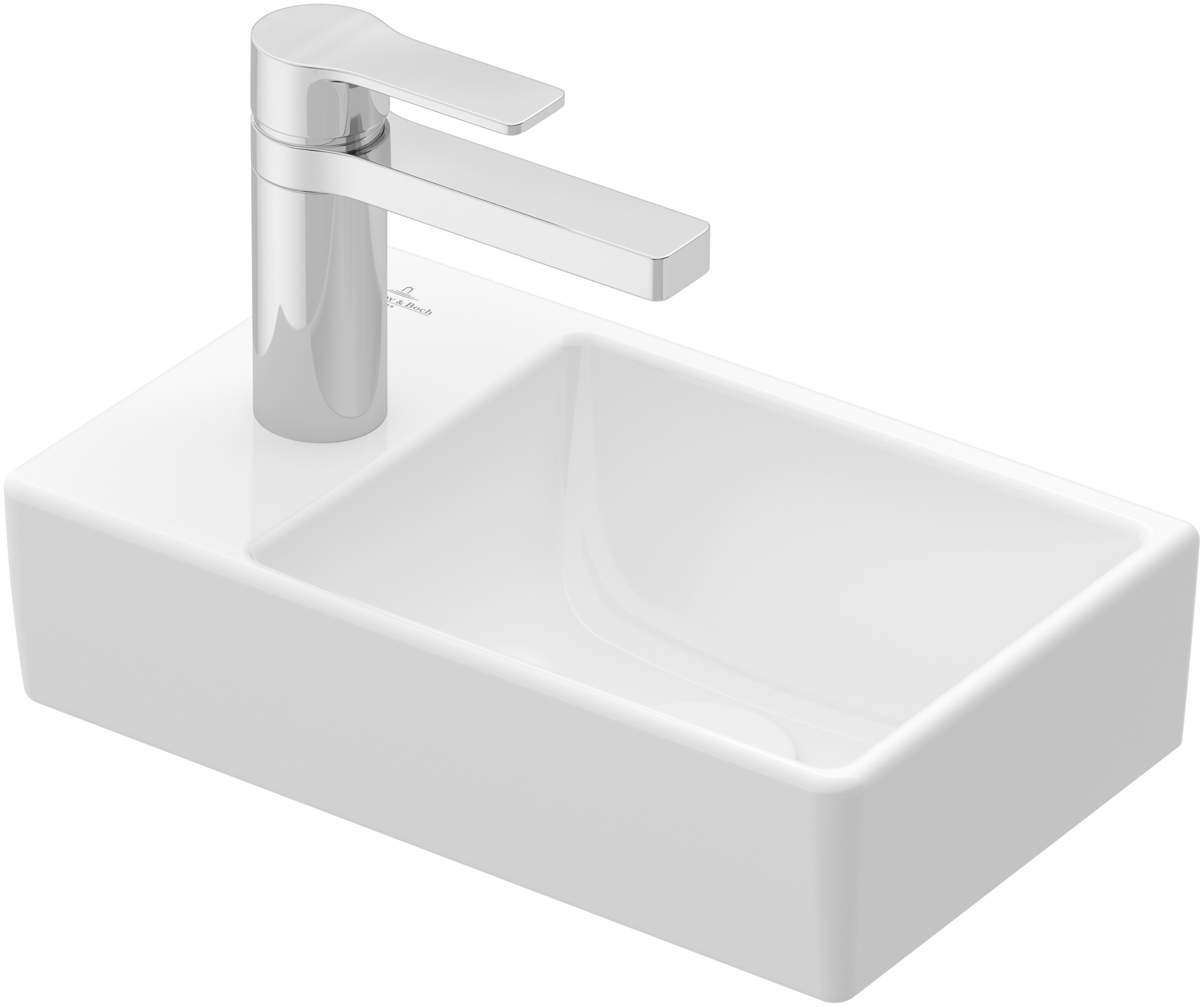 Villeroy & Boch Avento Waschbecken 36x22 cm rechteckig Klassisch-Möbel weiß 43003RR1