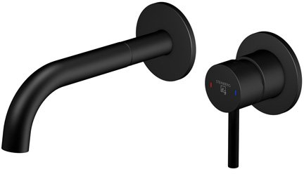 Steinberg 100 Waschtischarmatur Unterputz schwarz 10018143S