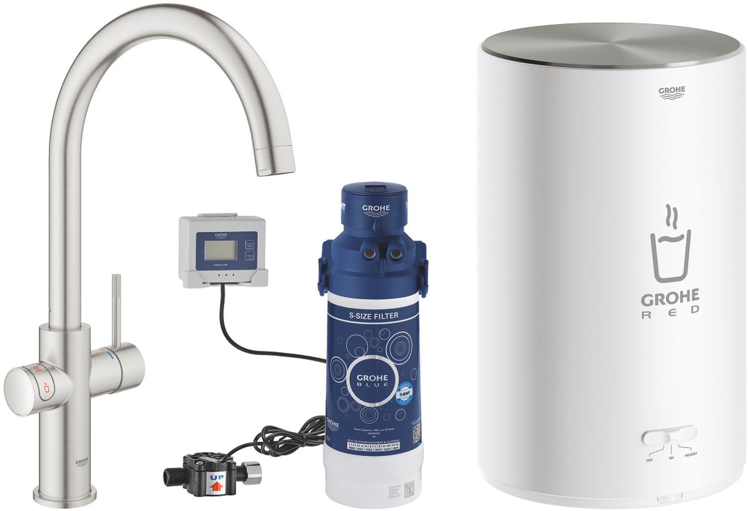 Grohe Red Küchenarmatur Stehend SuperSteel 30083DC1