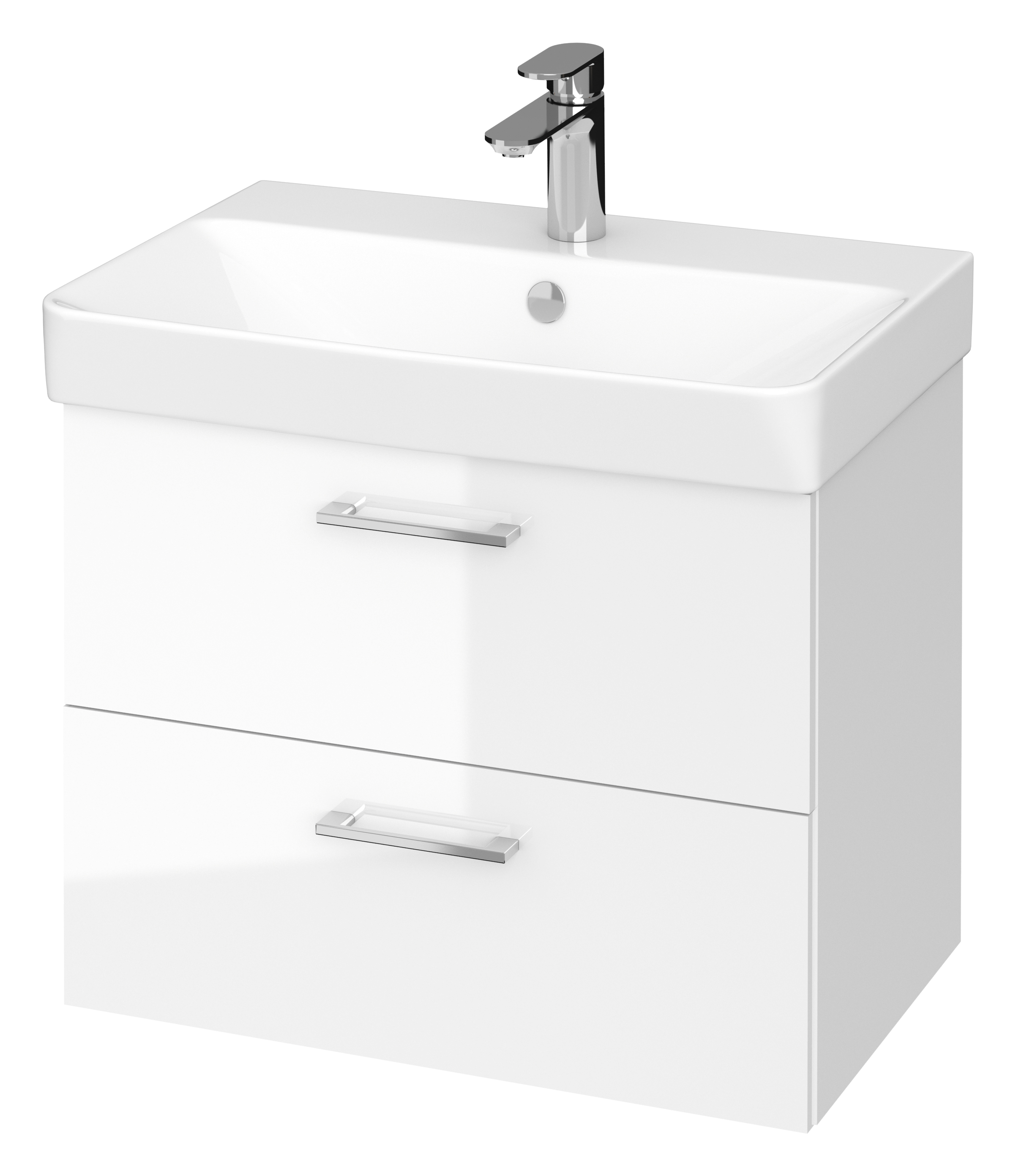 Cersanit Mille Waschbecken mit Unterschrank 60 cm weiß S801-318-DSM