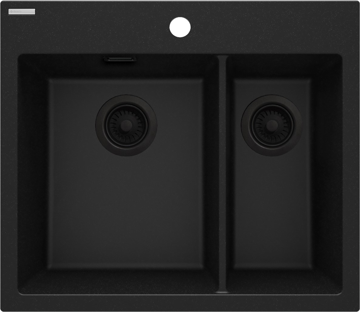 Deante Eridan granitspüle 60x52 cm grau/graphit/onyx ZQE_G503