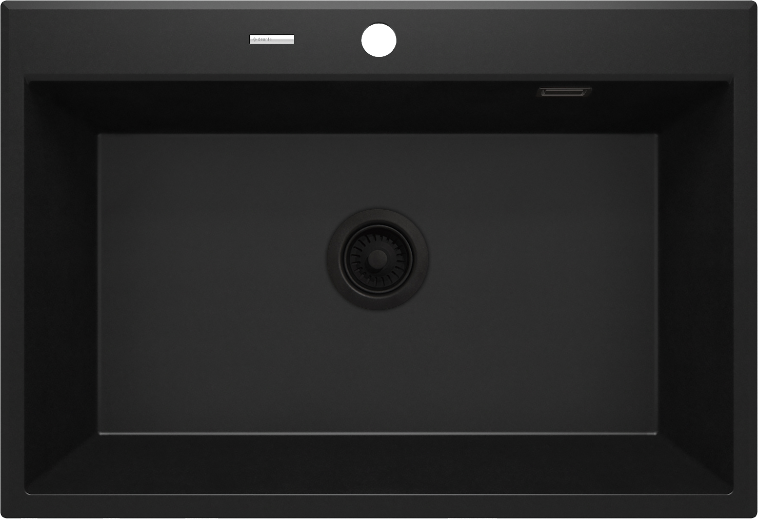 Deante Eridan Granitspüle 70x52 cm schwarz ZQE_N103