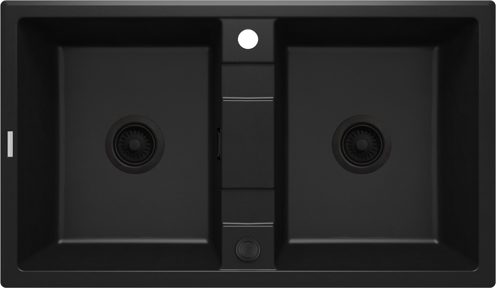 Deante Eridan granitspüle 86x50 cm schwarz ZQE_N203