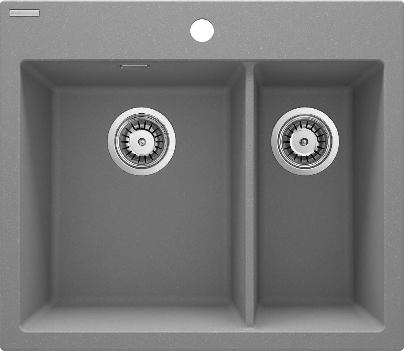 Deante Eridan granitspüle 60x52 cm grau/graphit/onyx ZQE_S503