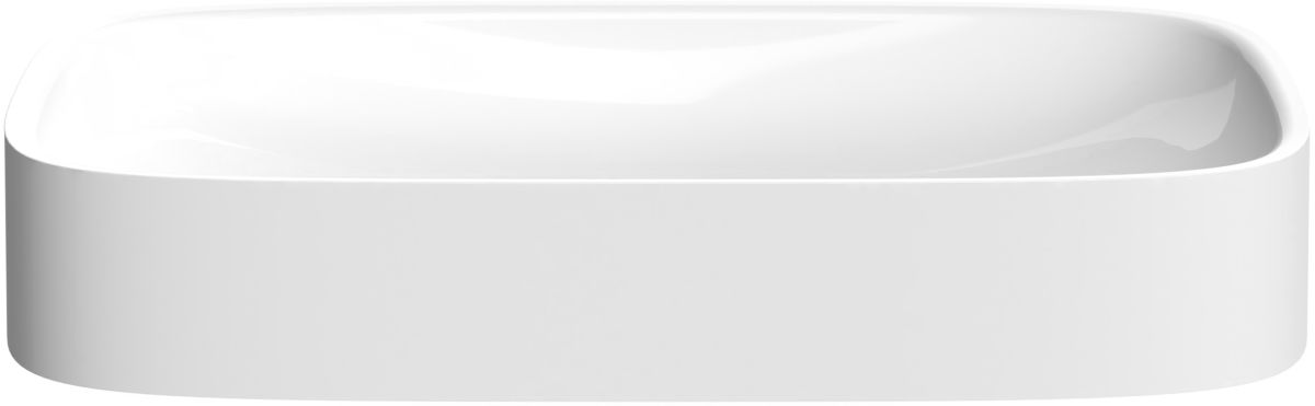 Hoesch LaSenia Waschbecken 70x40 cm oval Aufsatzwaschbecken weiß 4522.013