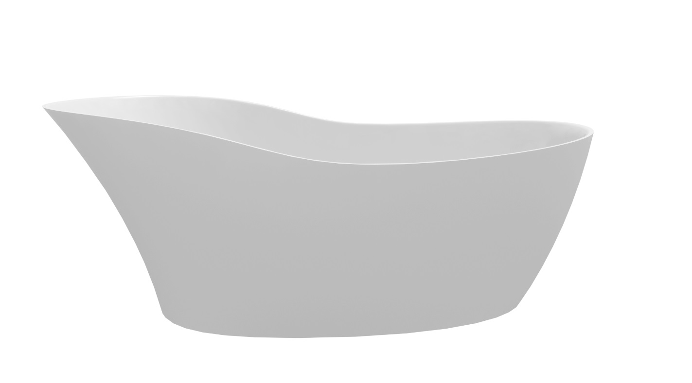Hoesch Namur Lounge Freistehende Badewanne 190x90 cm oval weiß 4493.013305
