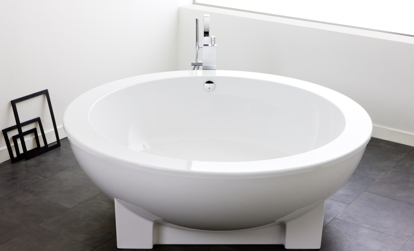 Hoesch Dreamscape Freistehende Badewanne 180x180 cm rund weiß 6130.010010
