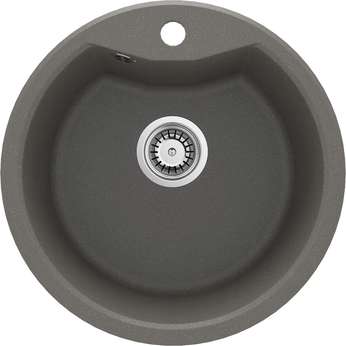 Deante Solis granitspüle 48x48 cm anthrazit ZRS_T803